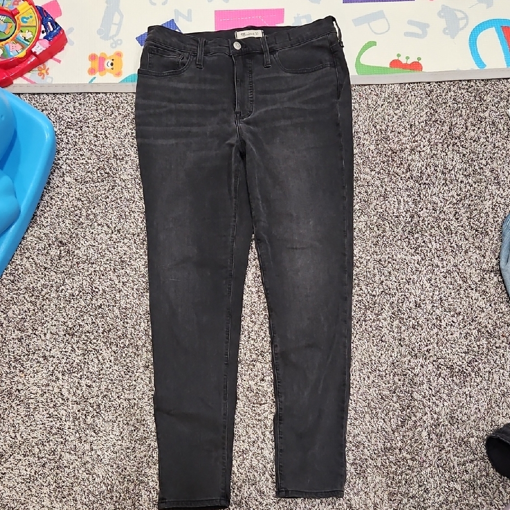 Madewell Women's Dark Gray Skinny Jeans